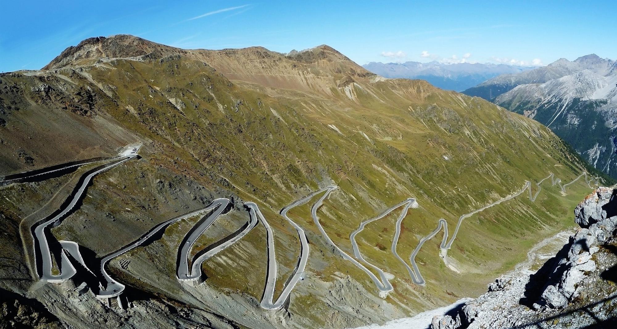 La strada del Passo dello Stelvio